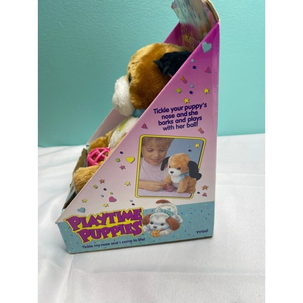 Vintage 90S 1994 Tyco Plush Puppy Pals‎ - Cuddly Companion for All Ages